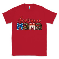 Red Western American Mama Classic Tee - LillyAllenDesigns