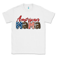 White Western American Mama Classic Tee - LillyAllenDesigns