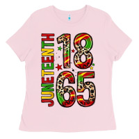Bubblegum Pink 1865 juneteenth Ladies Tee - Zillion Design Studio