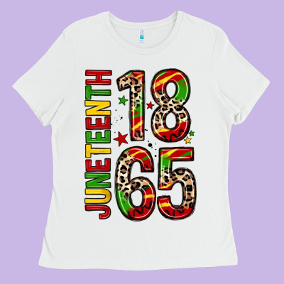 1865 Juneteenth Ladies Tee Designed By Zillion Design Studio