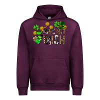 Mauve Wine Wee bit o' Irish St. Patrick's Urban Hoodie - CowGirlArtShop