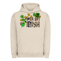 Pigment French Oak Wee bit o' Irish St. Patrick's Urban Hoodie - CowGirlArtShop