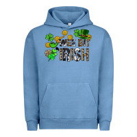 Pigment Pebble Blue Wee bit o' Irish St. Patrick's Urban Hoodie - CowGirlArtShop