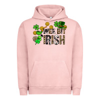 Pigment Salmon Wee bit o' Irish St. Patrick's Urban Hoodie - CowGirlArtShop