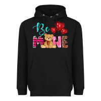 Black valentine's day be mine tedybear Heavyweight Hoodie - RanaPortraitStore