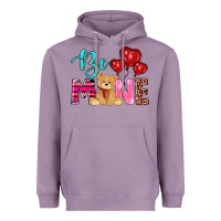Lavender valentine's day be mine tedybear Heavyweight Hoodie - RanaPortraitStore