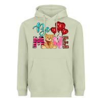 Matcha valentine's day be mine tedybear Heavyweight Hoodie - RanaPortraitStore