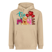Mushroom valentine's day be mine tedybear Heavyweight Hoodie - RanaPortraitStore