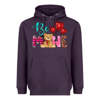 Plum valentine's day be mine tedybear Heavyweight Hoodie - RanaPortraitStore