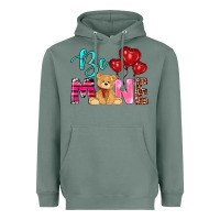 Sage valentine's day be mine tedybear Heavyweight Hoodie - RanaPortraitStore