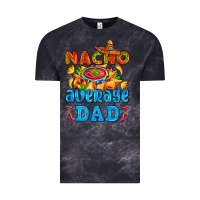 Cloud Black nacho average dad with nacho Vintage Tee - AdoDesignShop