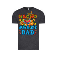 Vintage Black nacho average dad with nacho Vintage Tee - AdoDesignShop