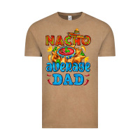 Vintage Coffee nacho average dad with nacho Vintage Tee - AdoDesignShop
