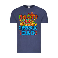 Vintage Denim nacho average dad with nacho Vintage Tee - AdoDesignShop