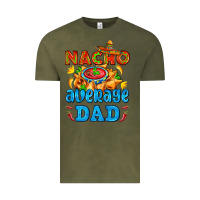 Vintage Olive nacho average dad with nacho Vintage Tee - AdoDesignShop