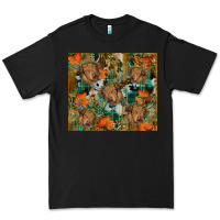 Black fall cowhide highland cow tumbler Premium Tee - RanaPortraitStore