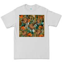 Dove Grey fall cowhide highland cow tumbler Premium Tee - RanaPortraitStore