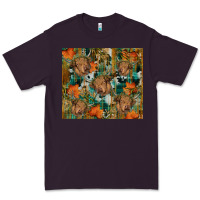 Plum fall cowhide highland cow tumbler Premium Tee - RanaPortraitStore