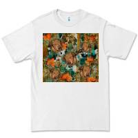 White fall cowhide highland cow tumbler Premium Tee - RanaPortraitStore