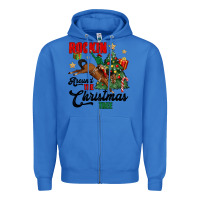 True Royal rockin around the christmas tree Zipper Hoodie - MaliasSmallBusiness