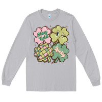 Moon Dust st patricks day clover Long Sleeve Tee - MaliasSmallBusiness