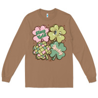 Toasted Coconut st patricks day clover Long Sleeve Tee - MaliasSmallBusiness