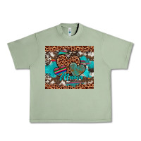Oil Green hearts mama Urban Heavy Tee - Artiststas