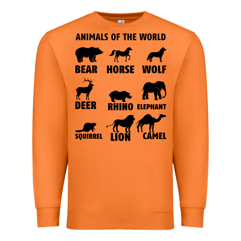 Animal Of The World Premium Sweatshirt by Bettercallsaul | Teevron