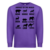 Purple Animal Of The World Premium Sweatshirt - Bettercallsaul