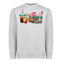 Heather Grey teacher fuel coffee cups Heavyweight Sweatshirt - Jasminsmagicworld