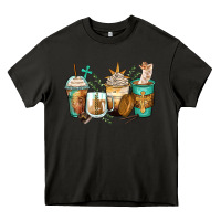Asphalt jesus coffee cups Heavy Core Tee - Zillion Design Studio