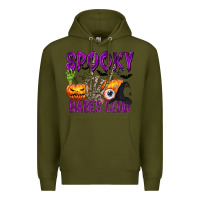Army Green Spooky babes club Premium Hoodie - texasbilliewilder