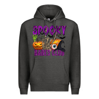 Charcoal Heather Spooky babes club Premium Hoodie - texasbilliewilder