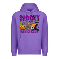 Purple Spooky babes club Premium Hoodie - texasbilliewilder