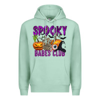 Seafoam Spooky babes club Premium Hoodie - texasbilliewilder
