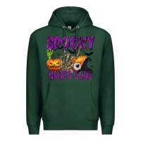 Sports Green Spooky babes club Premium Hoodie - texasbilliewilder