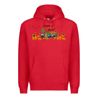 Red grateful thankful blessed Premium Hoodie - JahusDesignShop