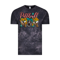 Cloud Black pittbull mom Vintage Tee - Artiststas