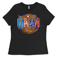 Black 4th of july mama Ladies Tee - texasbilliewilder