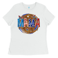 White 4th of july mama Ladies Tee - texasbilliewilder