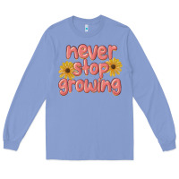 Colony Blue never stop growing Long Sleeve Tee - MaliasSmallBusiness