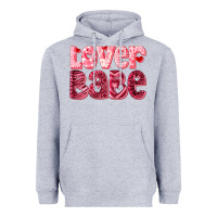 Heather Grey lover babe Heavyweight Hoodie - RanaPortraitStore