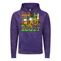 Cloud Purple bad and boozy with beer Vintage Hoodie - AdoDesignShop
