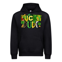 Black Lucky dude  St. Patrick's Day Urban Hoodie - CowGirlArtShop