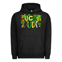 Pigment Black Lucky dude  St. Patrick's Day Urban Hoodie - CowGirlArtShop