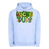 Pigment Grape Ice Lucky dude  St. Patrick's Day Urban Hoodie - CowGirlArtShop