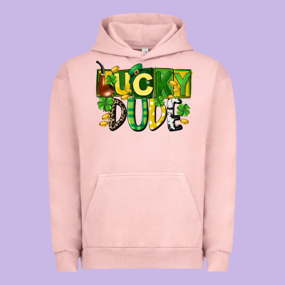 Lucky Dude  St. Patrick's Day Urban Hoodie Designed By Cowgirlartshop