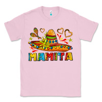 Bubblegum Pink mamita and sombrero with lime flowers Classic Tee - AdoDesignShop