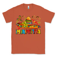 Copper mamita and sombrero with lime flowers Classic Tee - AdoDesignShop