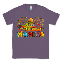 Lavender mamita and sombrero with lime flowers Classic Tee - AdoDesignShop